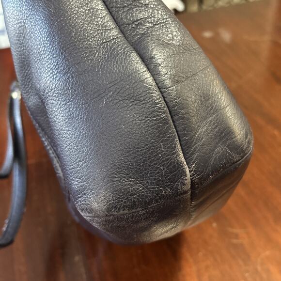 Coach Campbell Carryall Black Leather Handbag H1381-F24961 Shoulder Tote - Picture 9 of 15